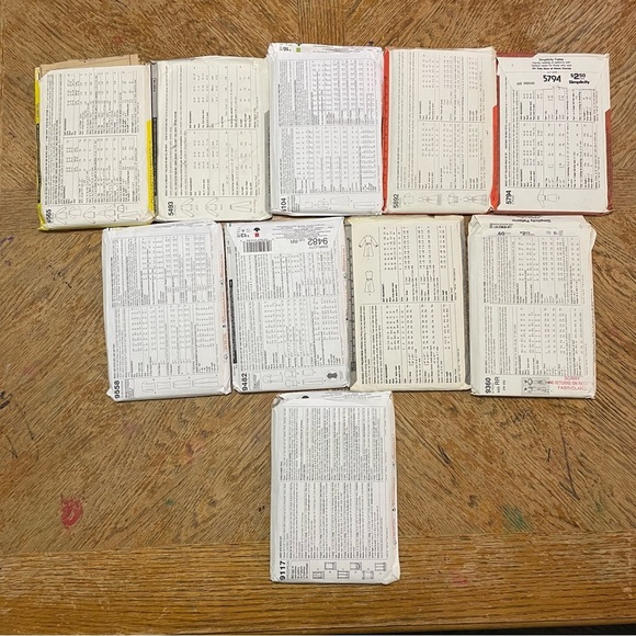 Lot Of 10 Vintage Sewing Patterns Simplicity And Simplicity Home - Picture 5 of 8